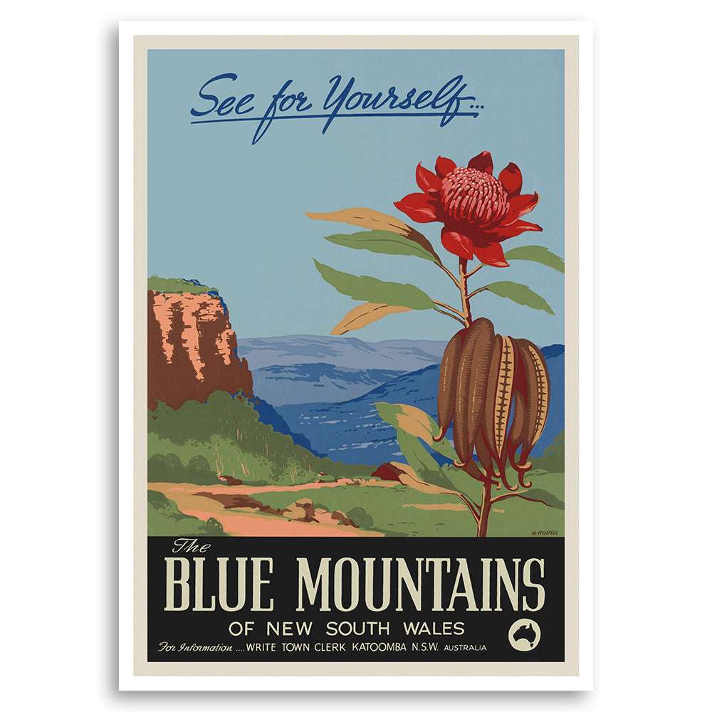 Blue Mountains | New South Wales Australia | Travel high quality Poster